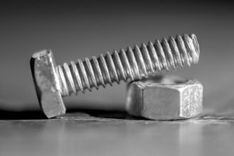 a close-up of a syringe
